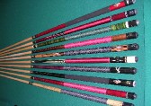 Modern American Pool cues 