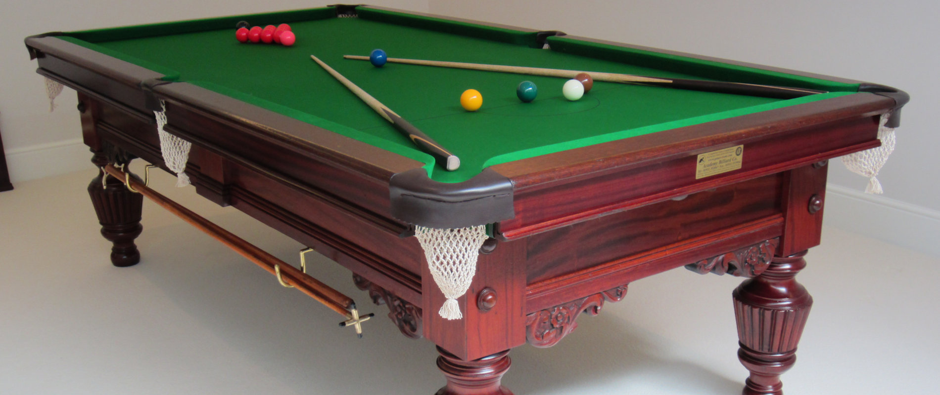 New & Antique Billiard Snooker & Pool Tables